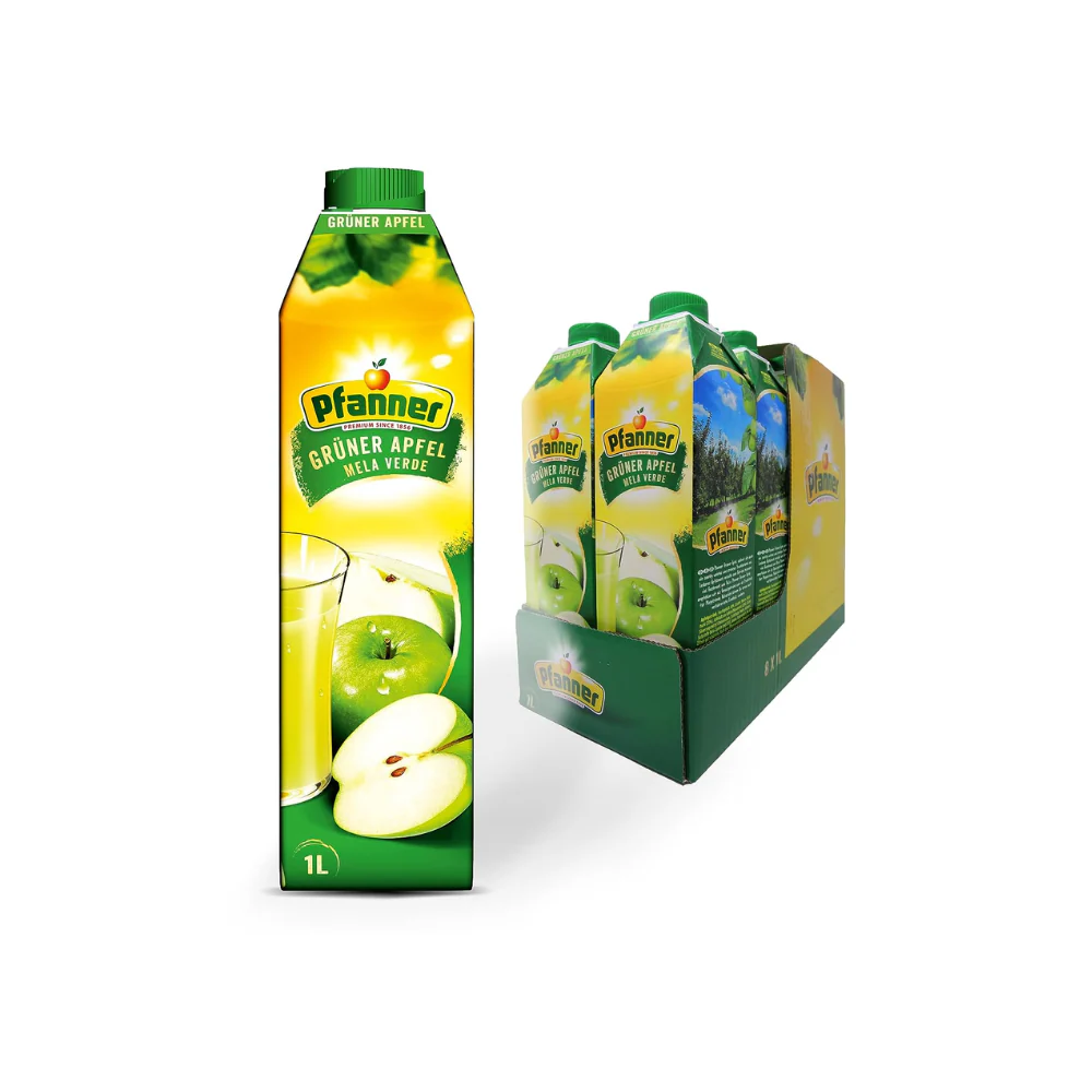 Pfanner Grüner Apfel Getränk - 8x1L
