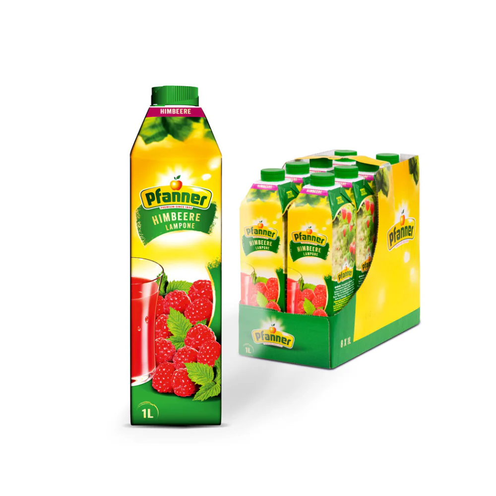 Pfanner Himbeergetränk - 8x1L