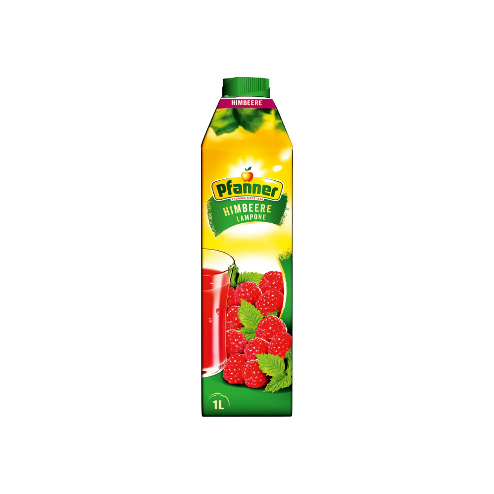 Pfanner Himbeergetränk - 8x1L - Image 2