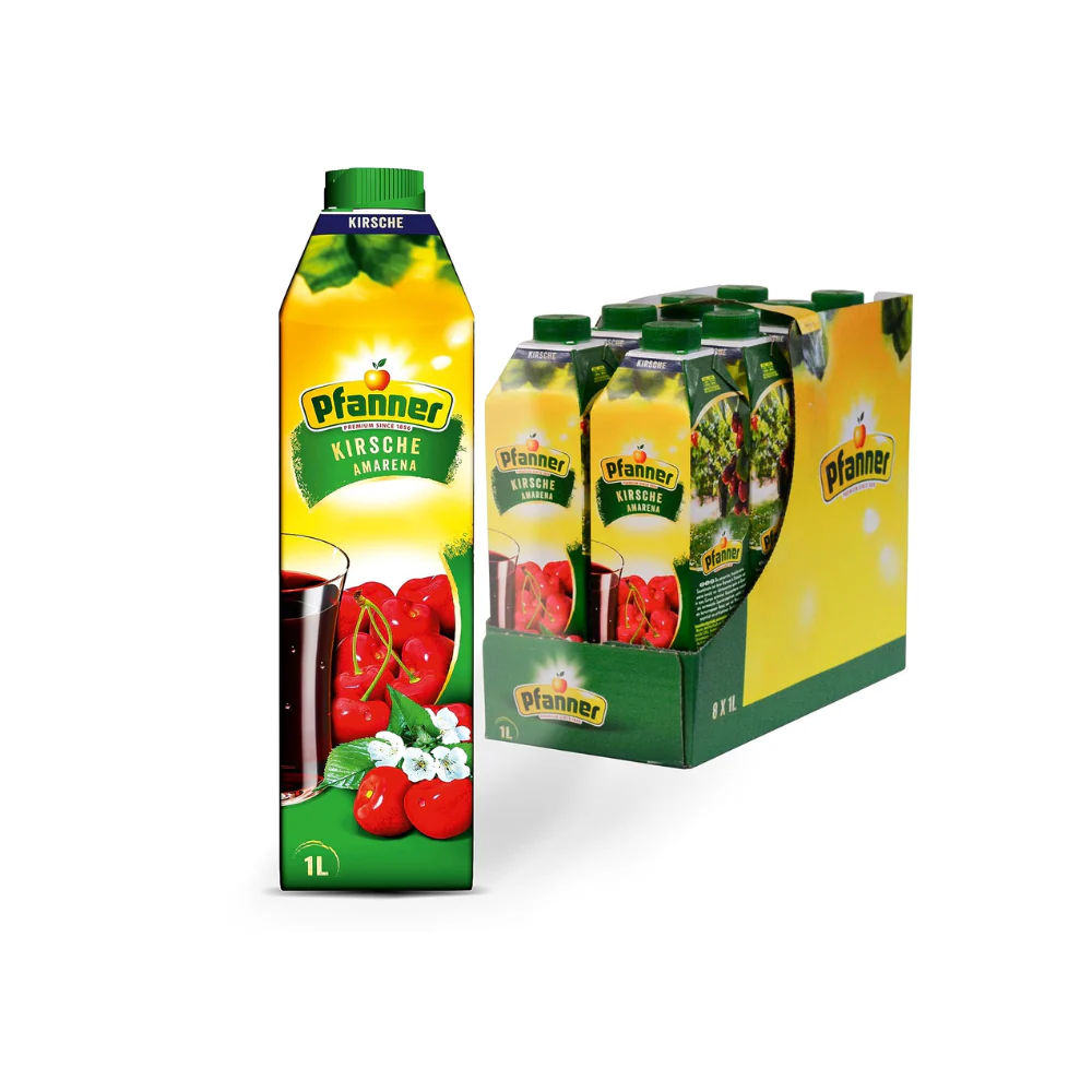 Pfanner Kirschgetränk - 8x1L