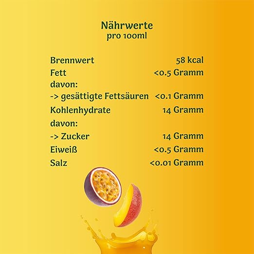 Mango-Maracuja-Orangen Nektar - 8x1L - Image 5