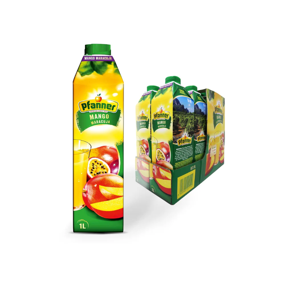Pfanner Mango-Maracujanektar - 8x1L