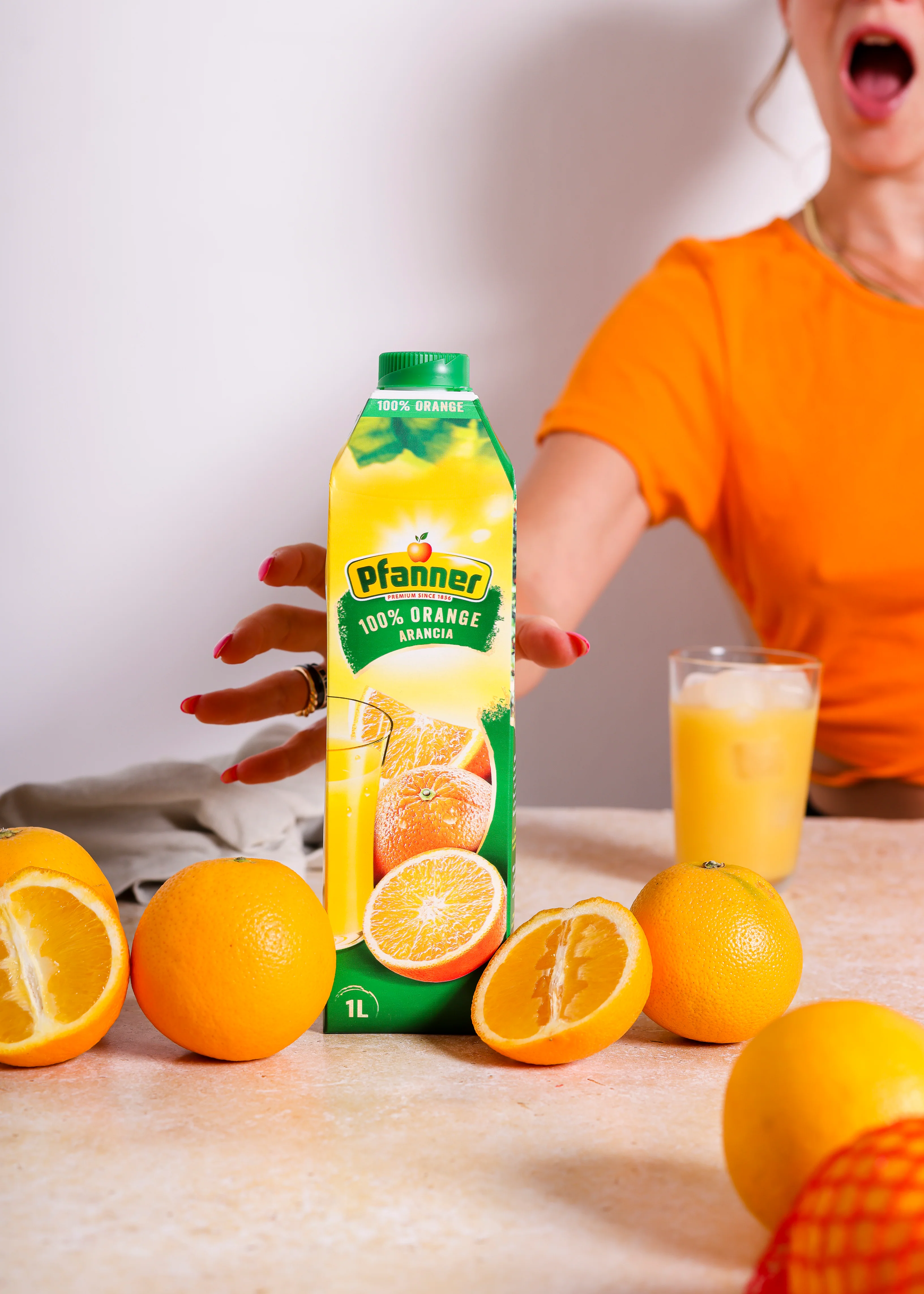 Pfanner Orangensaft - 8x1L - Image 3