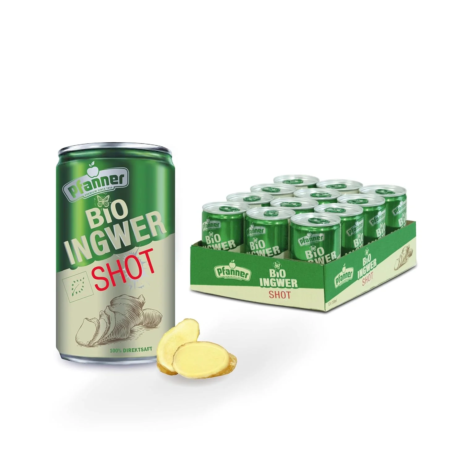 Pfanner Bio Ingwer Shot - 12x0.15L