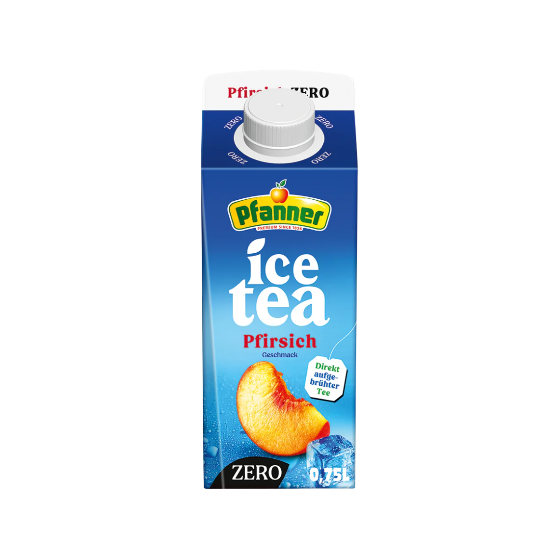 Pfanner Eistee Pfirsich ZERO - 8x0.75L