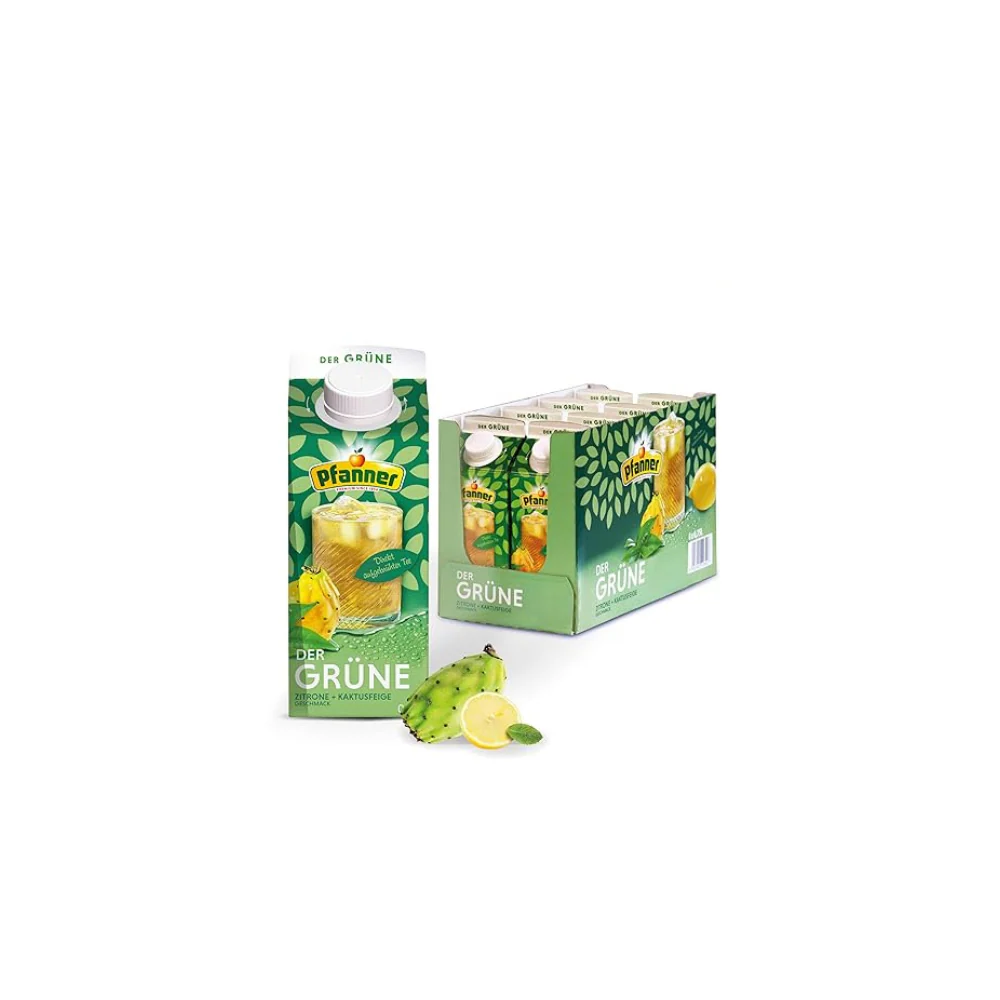 Pfanner Der Grüne - Zitrone Kaktusfeige - 8x0.75L