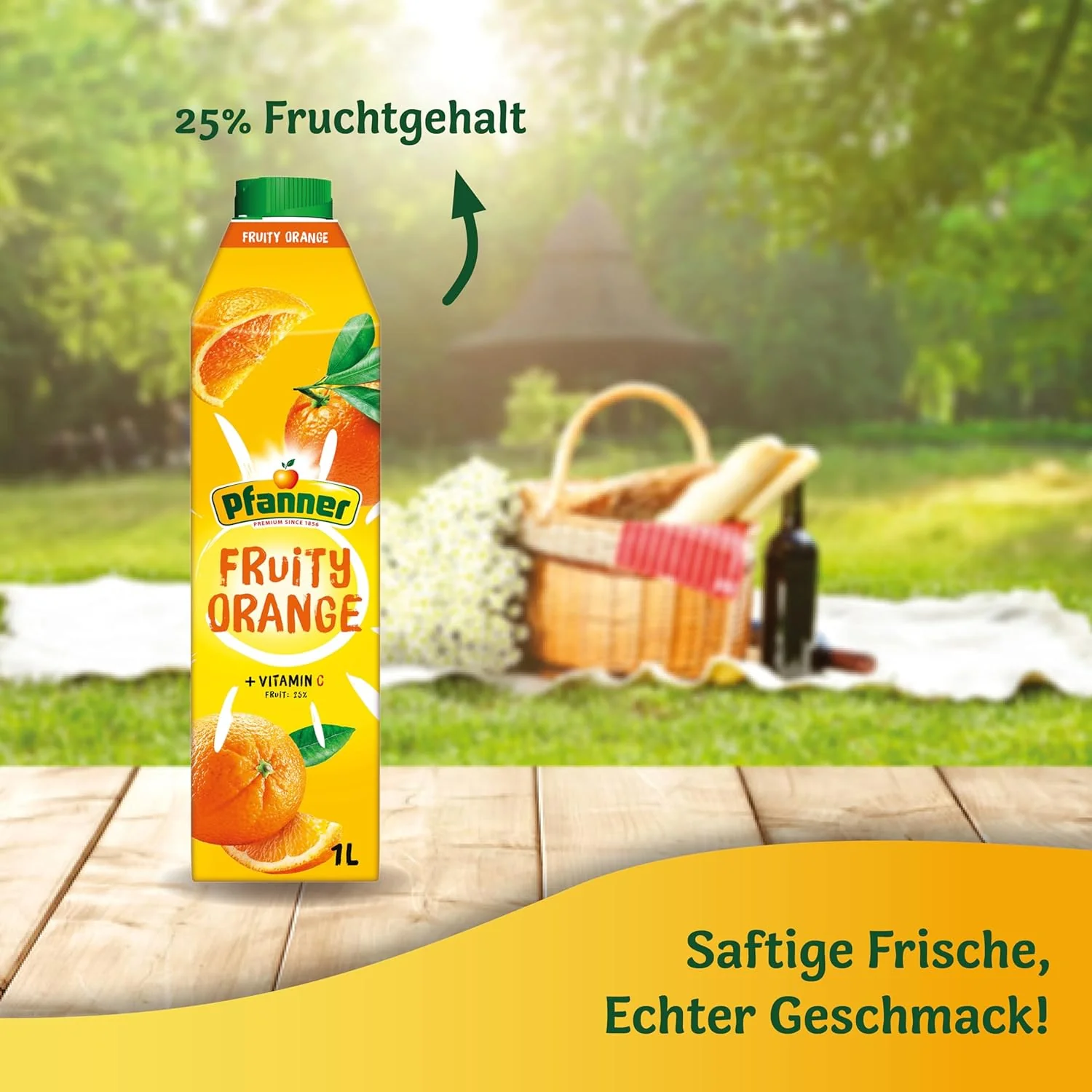 Pfanner Fruity Orange 25% - 8x1L - Image 2