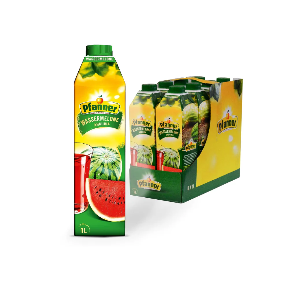 Pfanner Wassermelonen Getränk - 8x1L