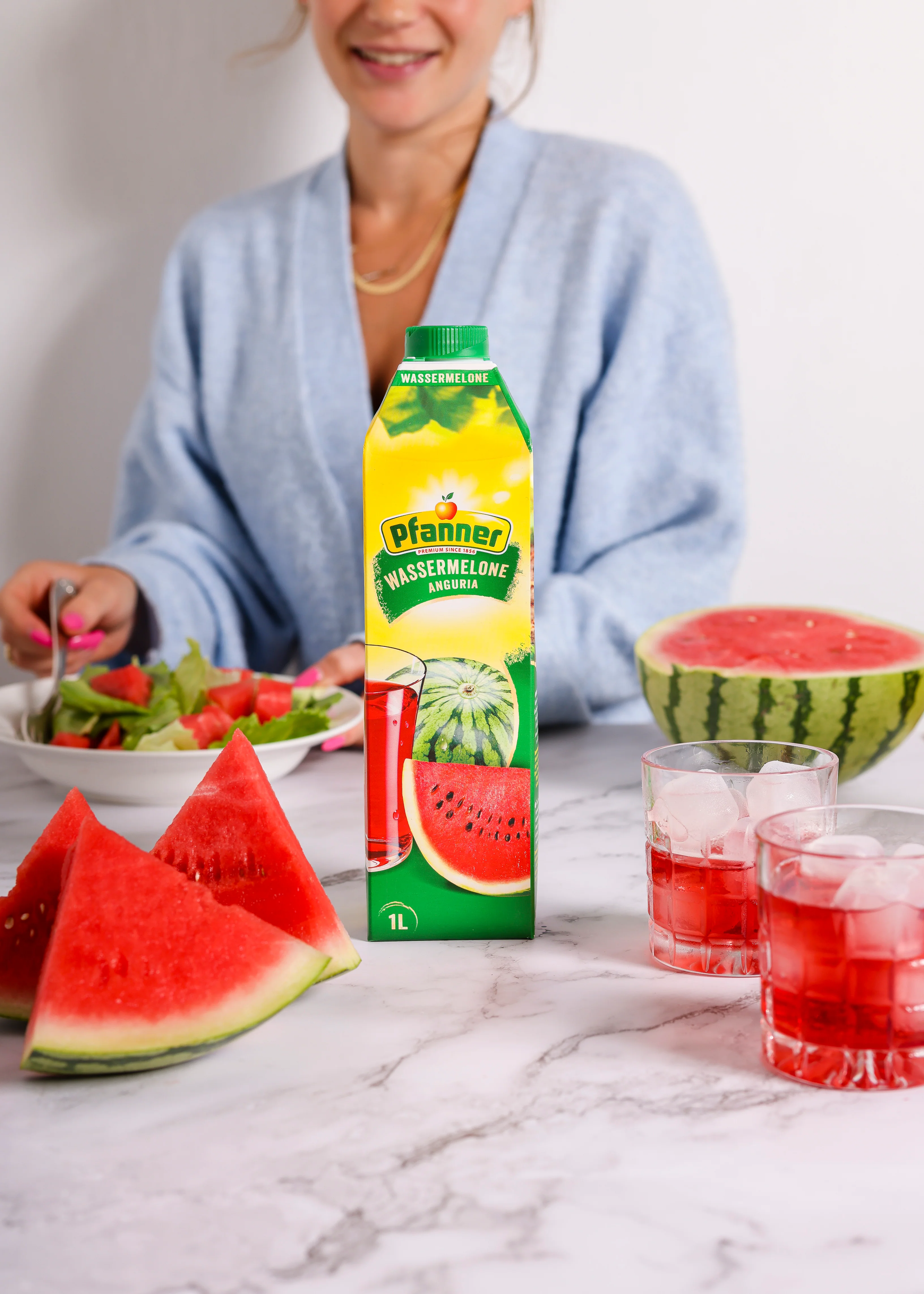 Pfanner Wassermelonen Getränk - 8x1L - Image 4